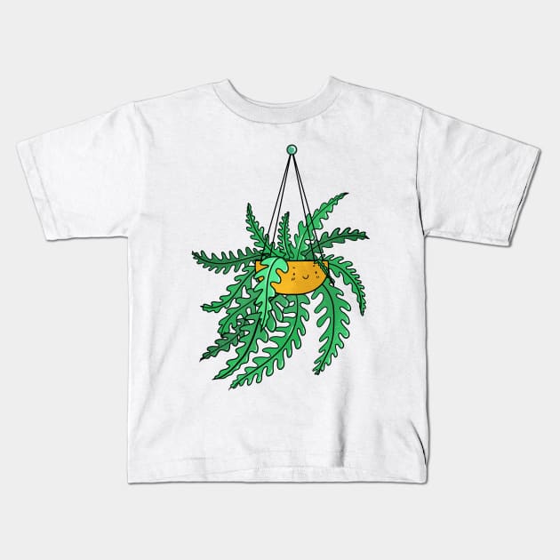 Fishbone cactus Kids T-Shirt by Home by Faith